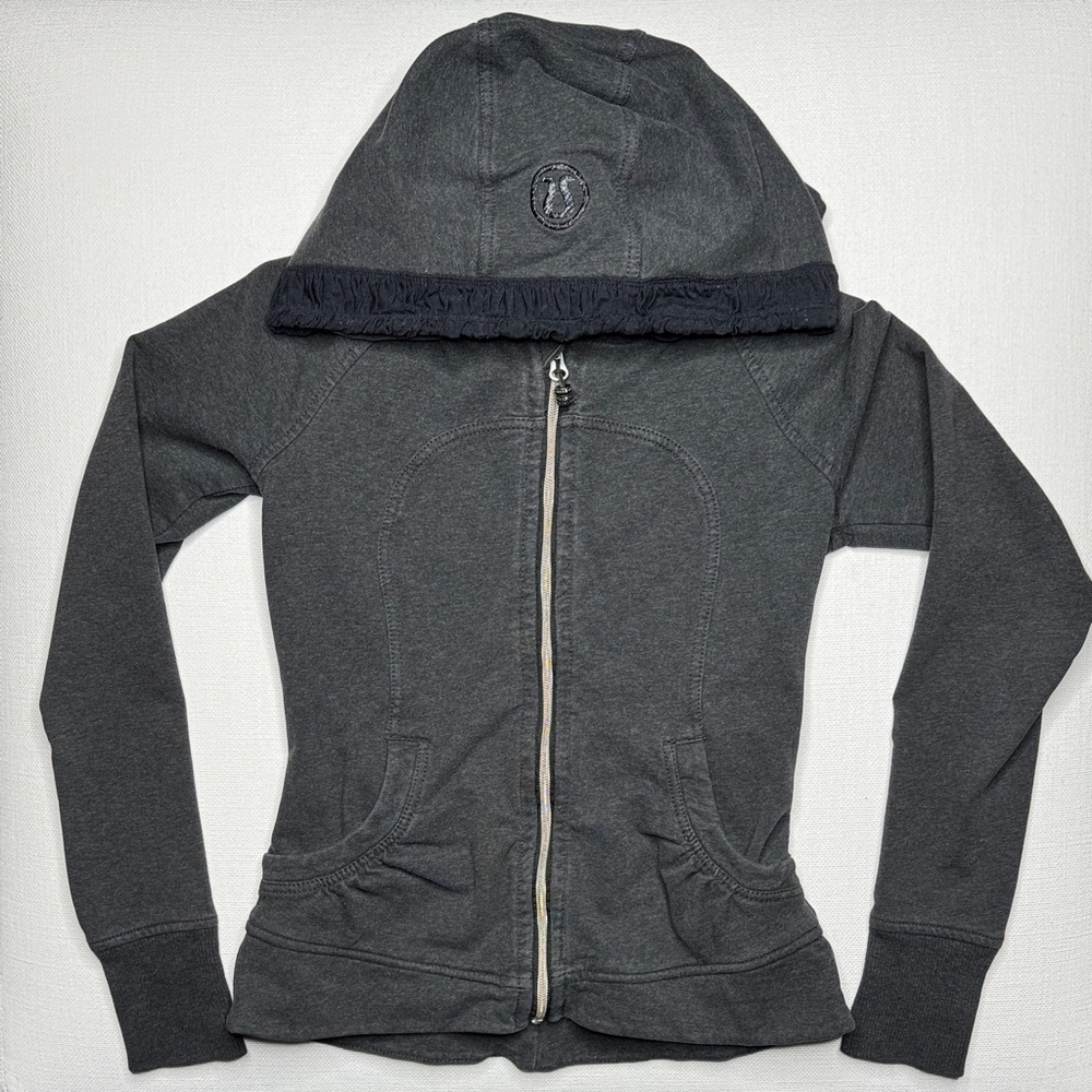 Lululemon Gray Zip-Up Hoodie